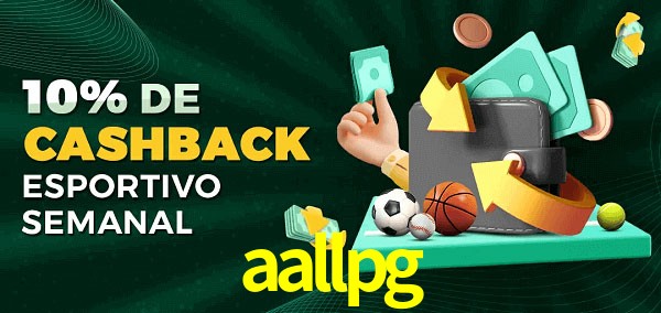 10% de bônus de cashback na aallpg